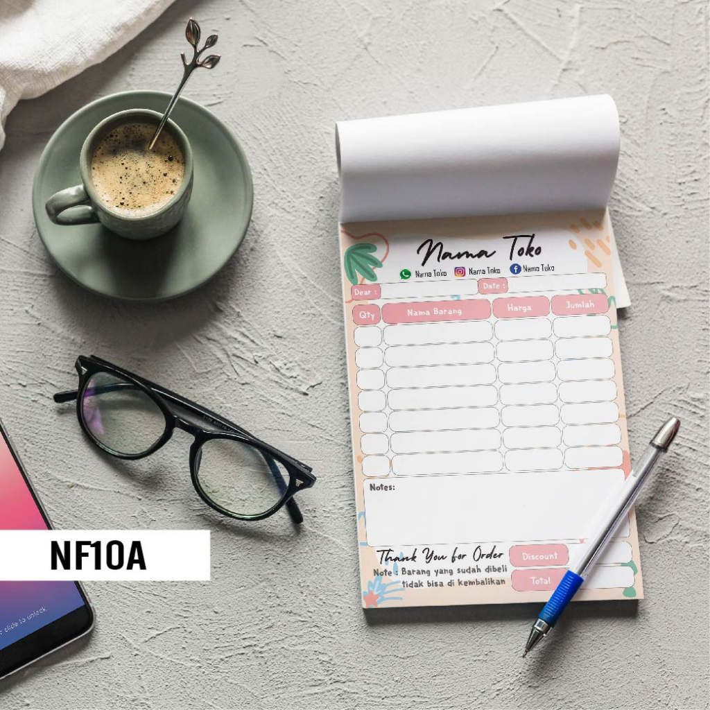 

Artomaringi Invoice / Nota / Faktur / Kwitansi Custom 1 2 3 ply NF010A-NF010D