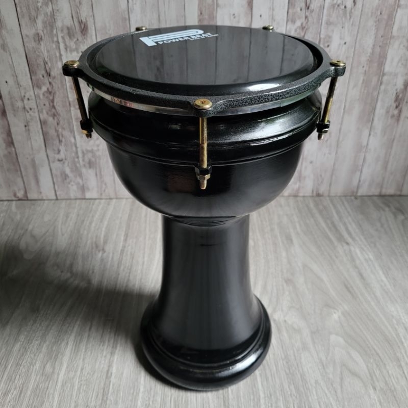 Calti Darbuka Dumbuk Pinggang 8 inch Motif Seni Ukir Marmer Mika Power Beat Alat Musik Marawis Hadroh Rebana Berkualitas