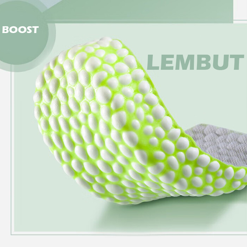 Insole Sepatu Komin Boost Sol Sepatu Super Lembut Pria Dan Wanita Ketebalan 1.5cm 3.5cm Sol Kanvas Sol Olahraga Sol Papan