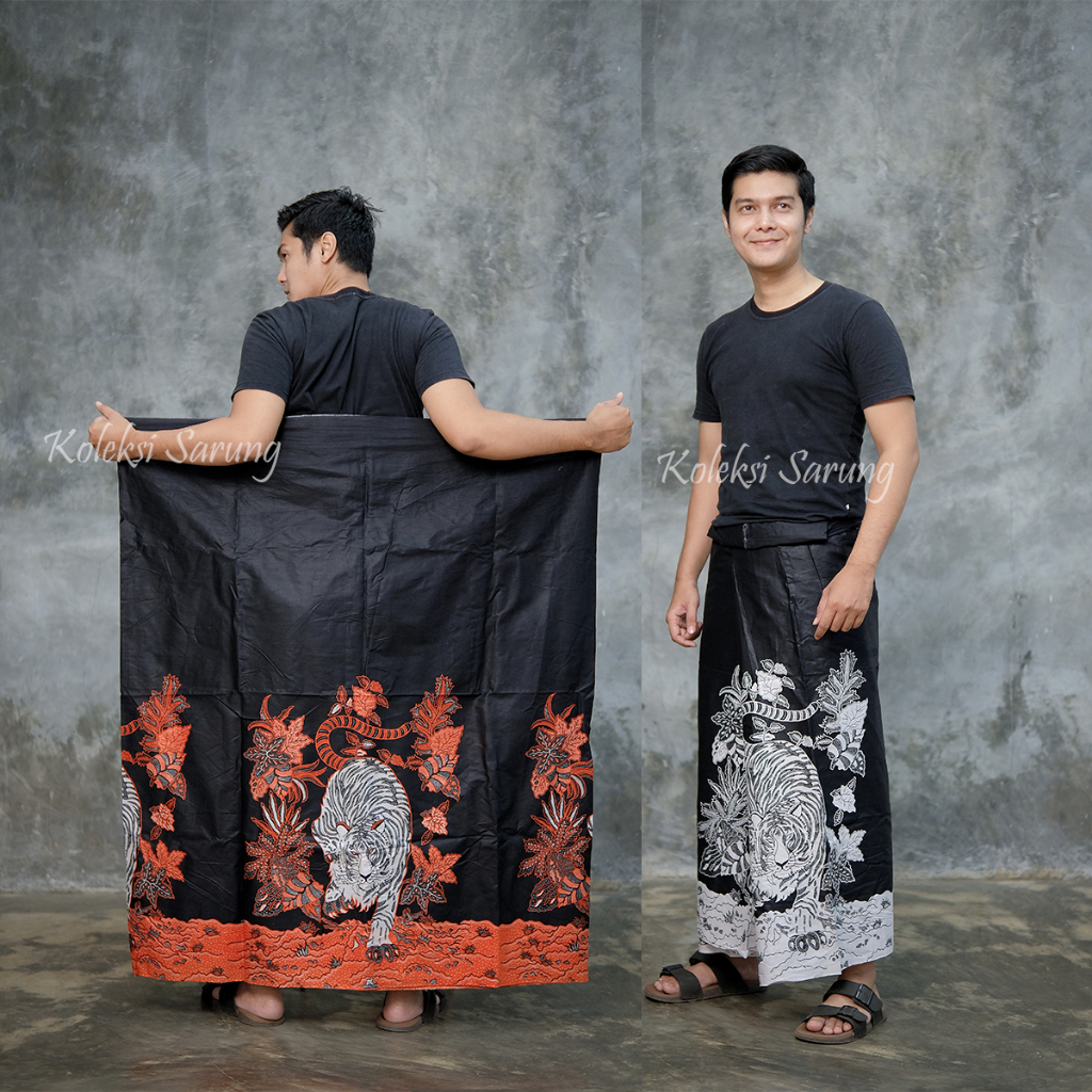 Sarung Motif Macan Harimau - Koleksi sarung [Katun]