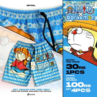 KHUSUS GROSIR Celana Pendek Boxser katun grosir murah Kolor anime cotton cvc special edition one piece