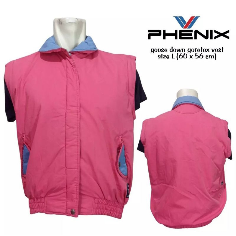 Phenix goose down goretex vest