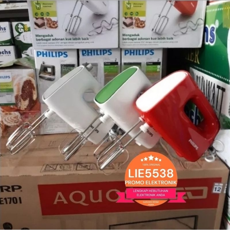 Hand Mixer PHILIPS HR 1552 / HR1552 GARANSI RESMI