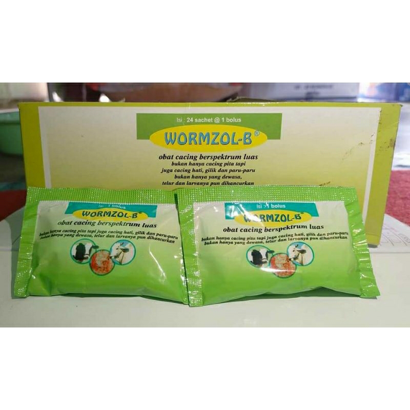 Wormzol B Obat Cacing Sapi & Kambing