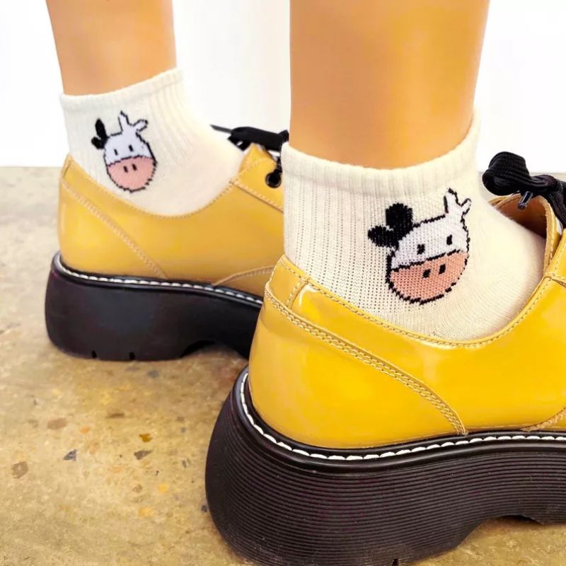 KAOS KAKI WANITA SEMATA KAKI MOTIF LUCU TERBARU BAHAN NYAMAN &amp; LEMBUT IMPORT