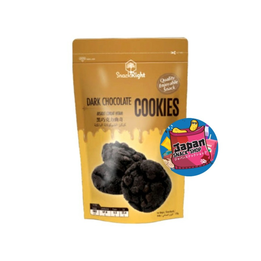 

Snackright Dark Chocolate Cookies / camilan impor / snack / snack impor / cookies diet / cookies impor