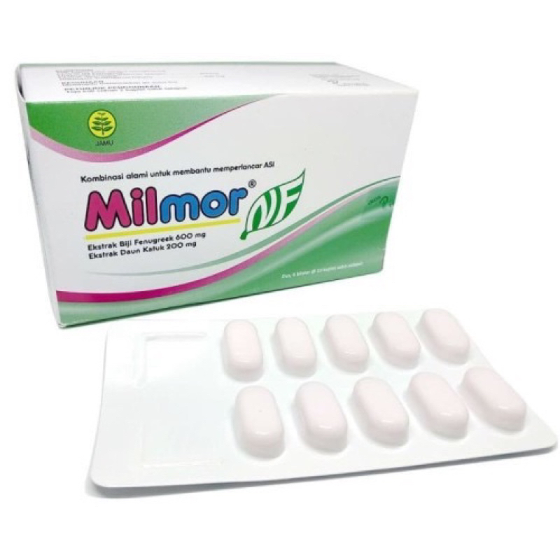 [HARGA 1 strip ] Milmor plus / Milmor NF / pelancar ASI