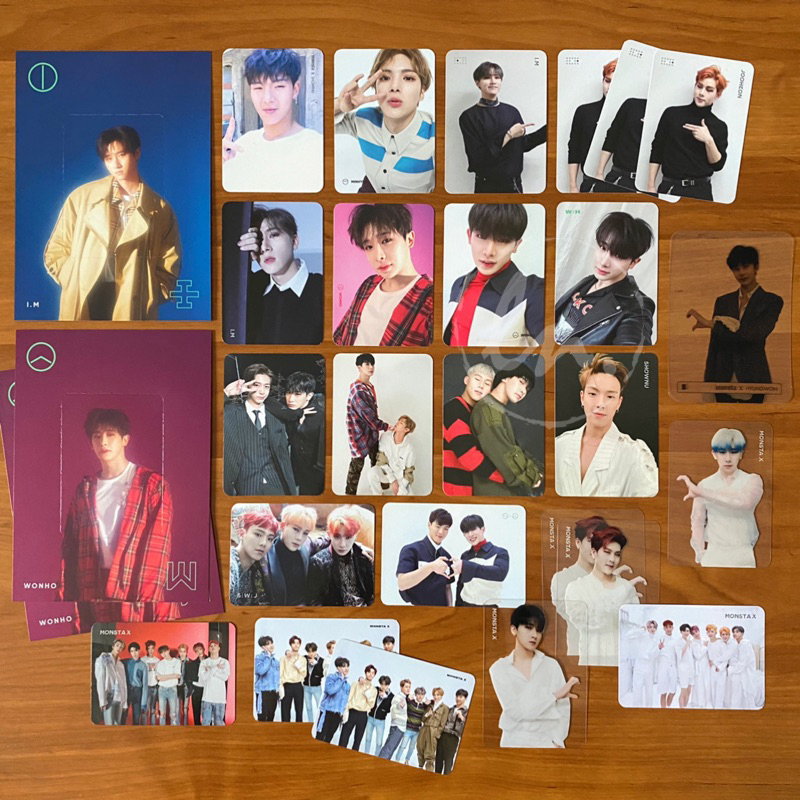 OFFICIAL PHOTOCARD MONSTA X (I.M / HYUNGWON / JOOHEON / MINHYUK / WONHO / KIHYUN / SHOWNU MX PC)