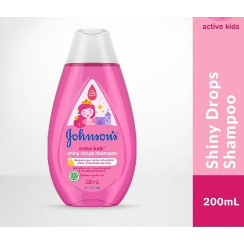 JOHNSON'S ACTIVE KIDS SHINY DROPS SHAMPOO  / Conditioner 200ML