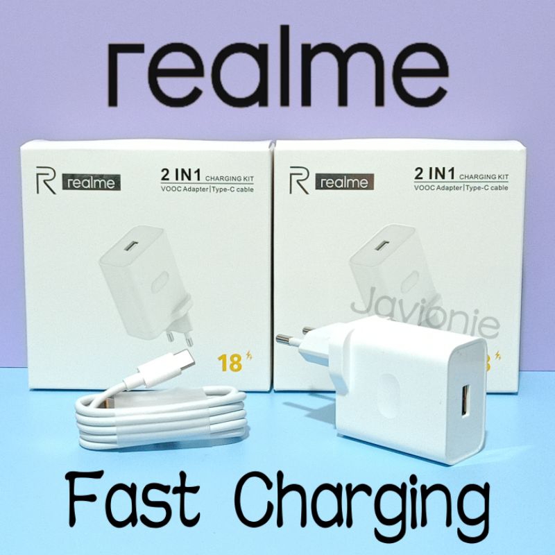 Adaptor Charger Carger Cas Realme C17 C25 C25S C35 6i 7i 8i Narzo 20 30A 50A PRIME 8 5G 18W Original Fast Charging TYPE C