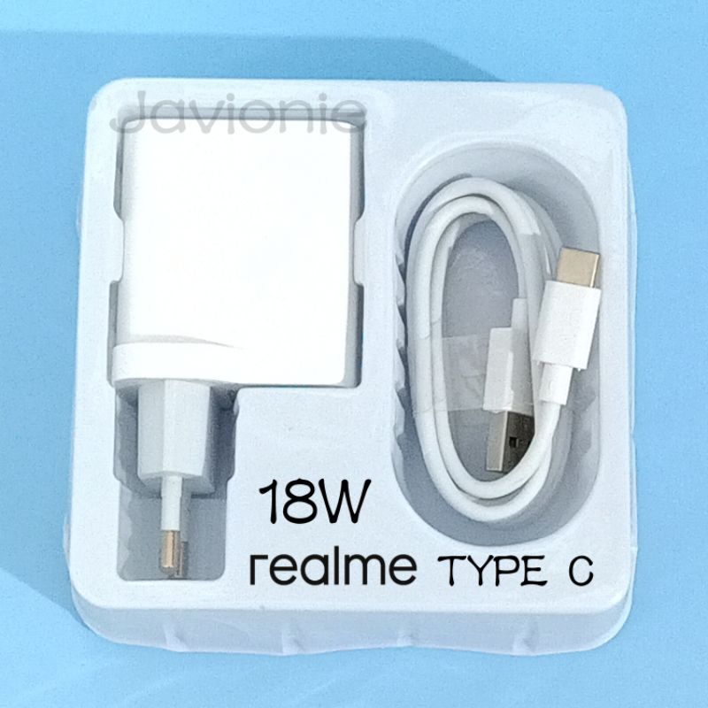 Charger Casan Carger Cas Realme 8 5G 6i 7i 8i C17 C25 C25S C35 Narzo 20 30A 50A PRIME 18W Original 100% Fast Charging Tipe TYPE C