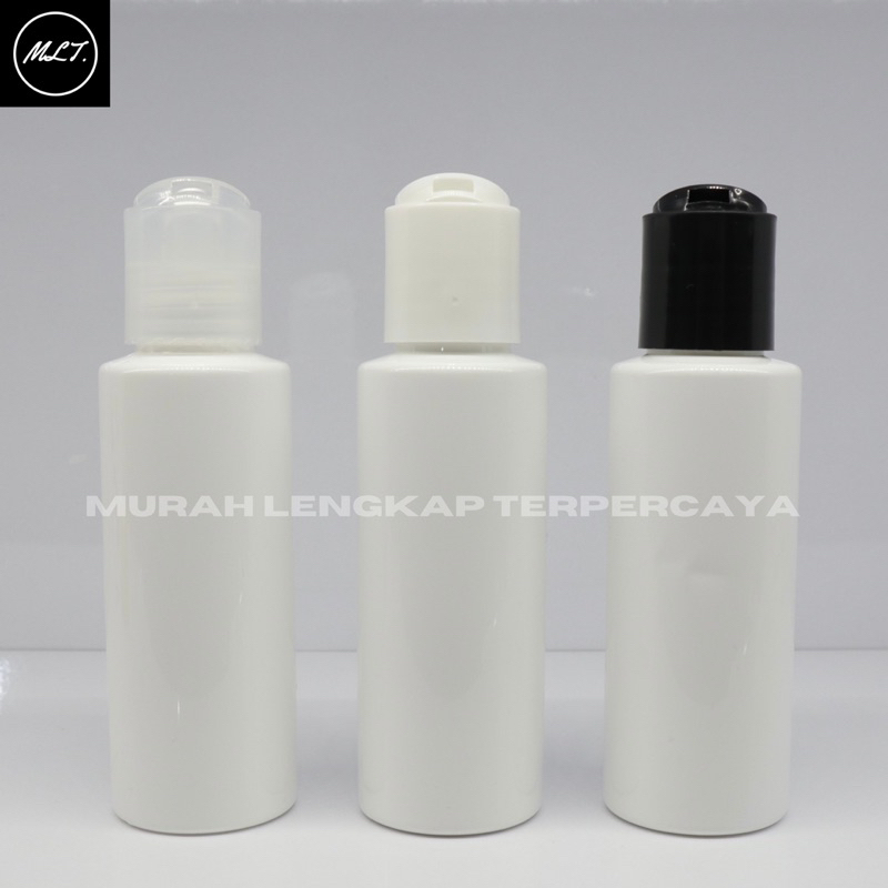 BOTOL PRESSTOP 100ML RF WHITE PUTIH DISCTOP 100 ML PRESTOP SOLID MENGKILAT