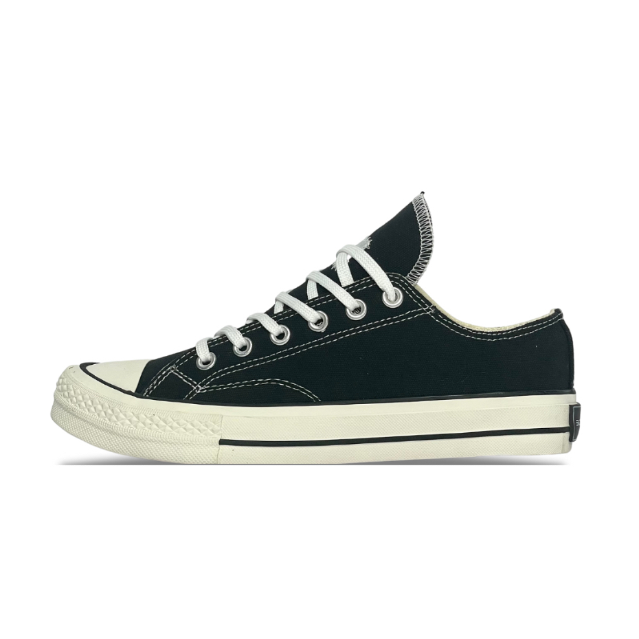 SIDSNEAKS - Sepatu Sneakers Storm 70s High Black White