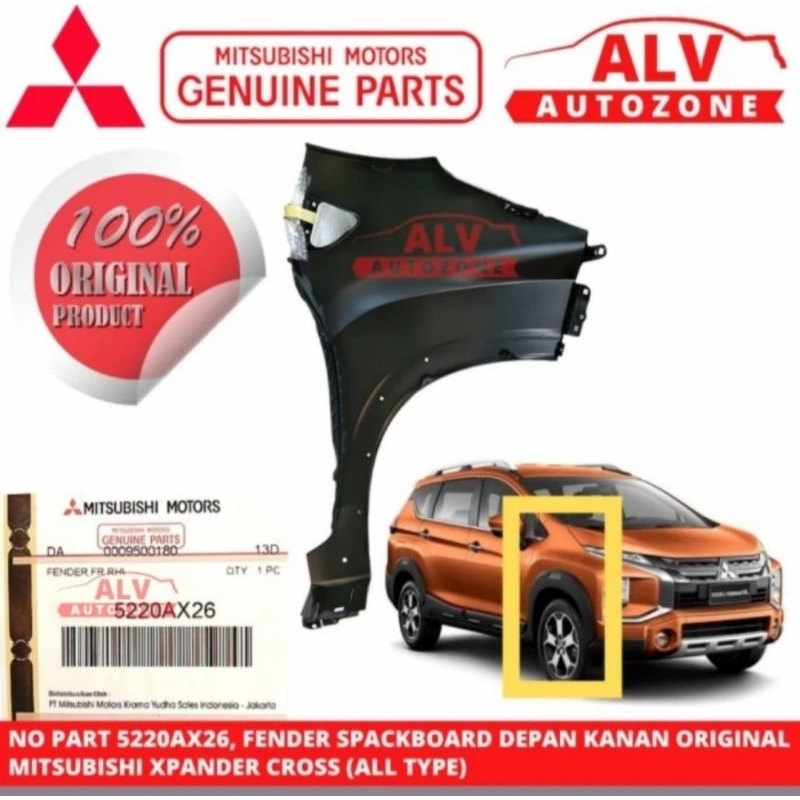 FENDER DEPAN KANAN ORIGINAL MITSUBISHI XPANDER CROSS (ALL TYPE)