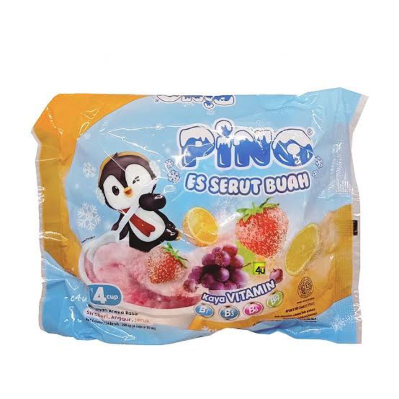 

Pino Ice Cup isi 6 - Es Serut Rasa Buah