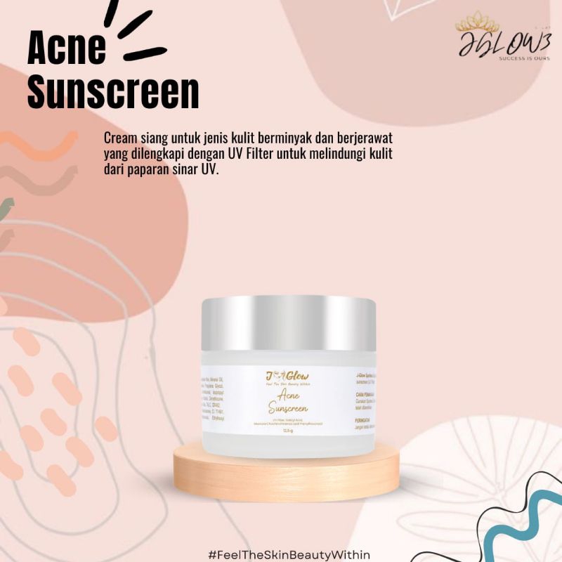 jglow suncreen acne /jglow suncreen x acne / jglow suncreen sensitif/jglow aman bumil busui/jglow ok