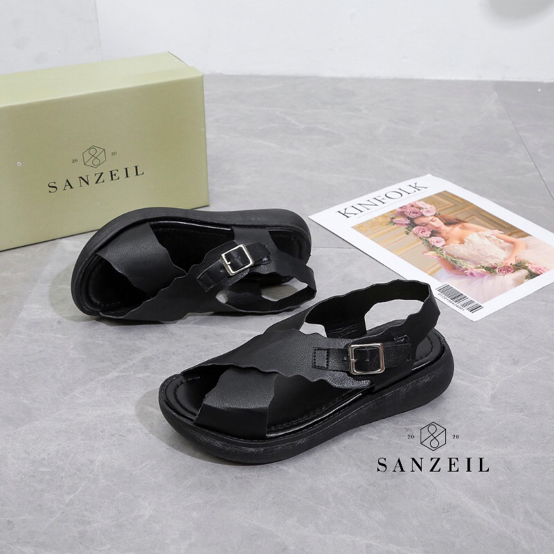 SG0118 syafniegalery Sanzeil Say Sandals Original Brand wedges import