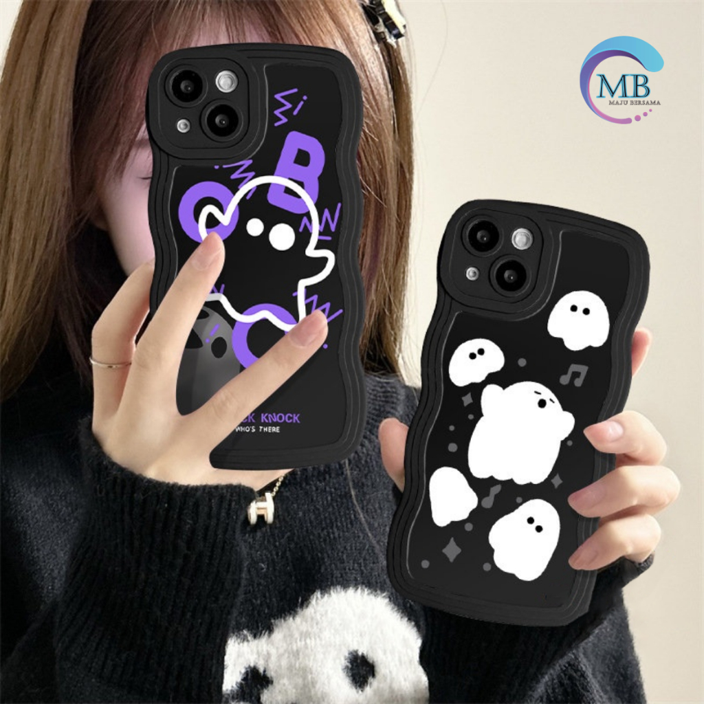 SS816 SOFTCASE CASE TPU GHOST CARTOON FOR IPHONE 6 7 8 6+ 7+ 8+ X XS XR XS MAX 11 12 13 14 PRO MAX MB4677