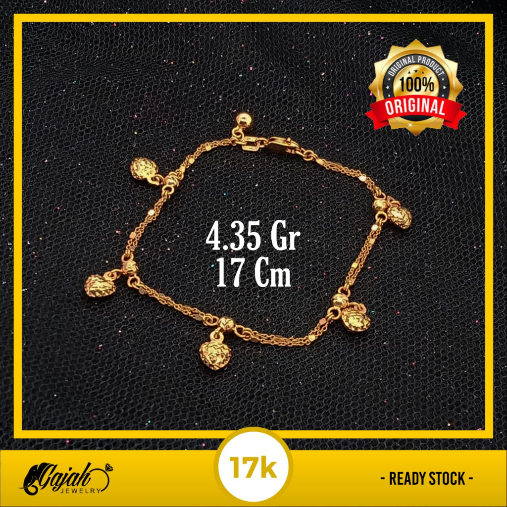 Gelang Emas 17K - 4.35 Gr Kadar 750 - 4837