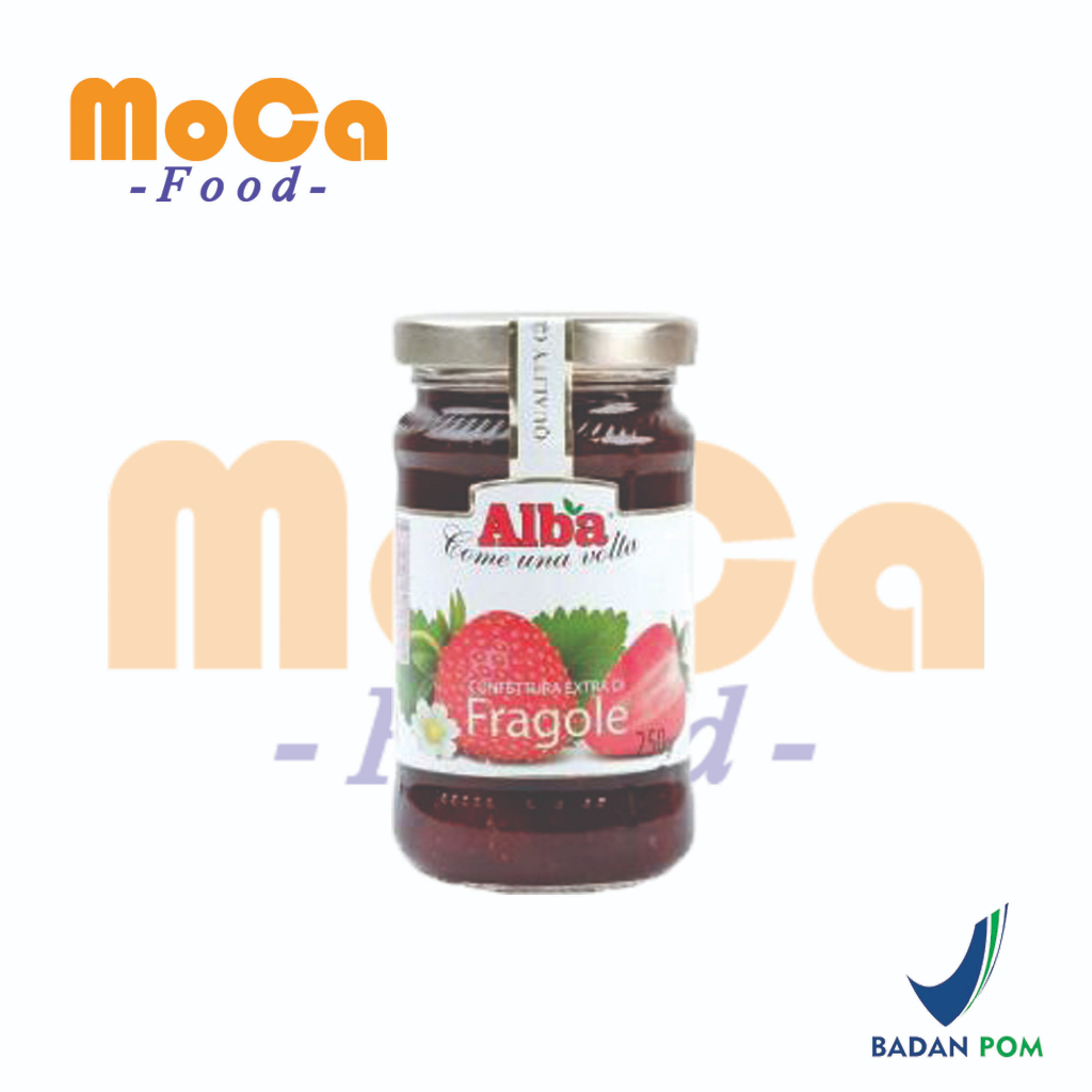 

Alba Selai Stroberi Alami / Natural Strawberry Jam (Fragole) 250gr - Italy