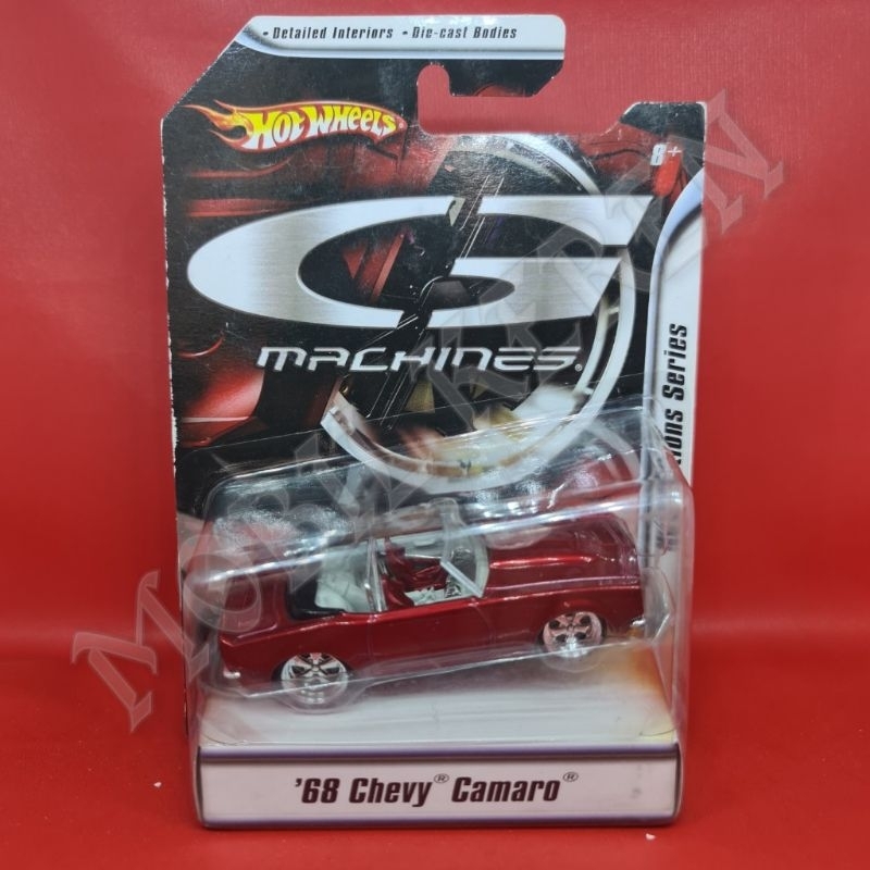 Diecast Hot Wheels 1:50 G Machines 68 Chevy Camaro red