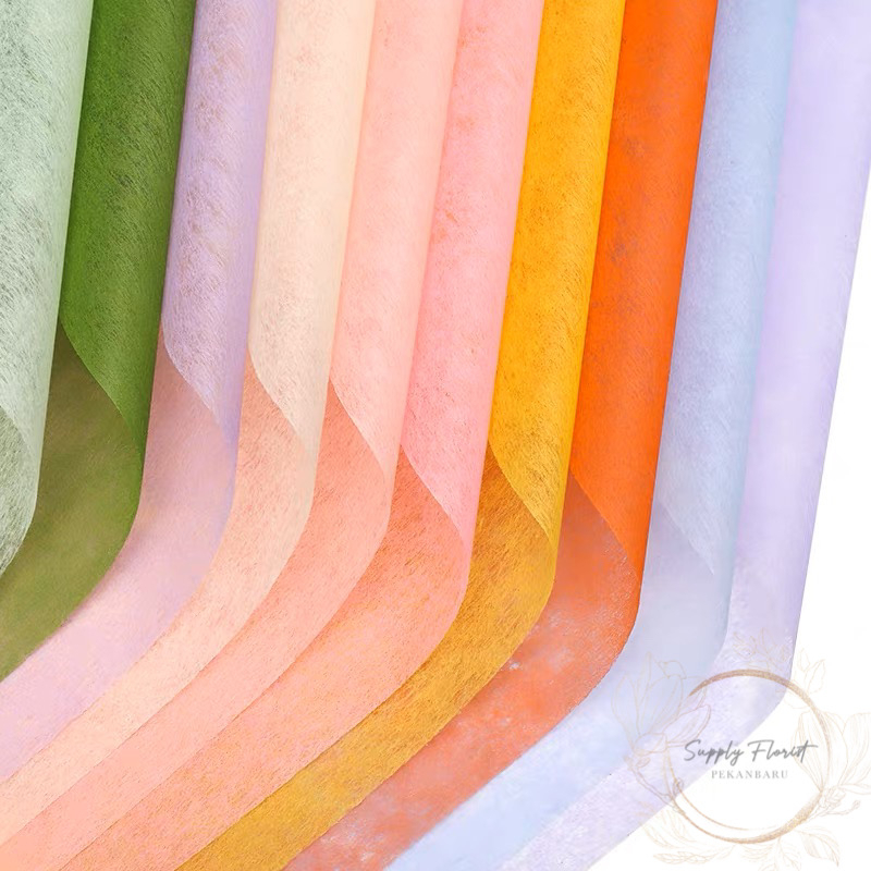 

SUPPLYFLORIST - (1 Pack) KERTAS TISSUE FLOWER WRAPPING PREMIUM TISSUE NONWOVEN NON WOVEN PAPER KERTAS BUKET TEBAL PEMBUNGKUS BUNGA
