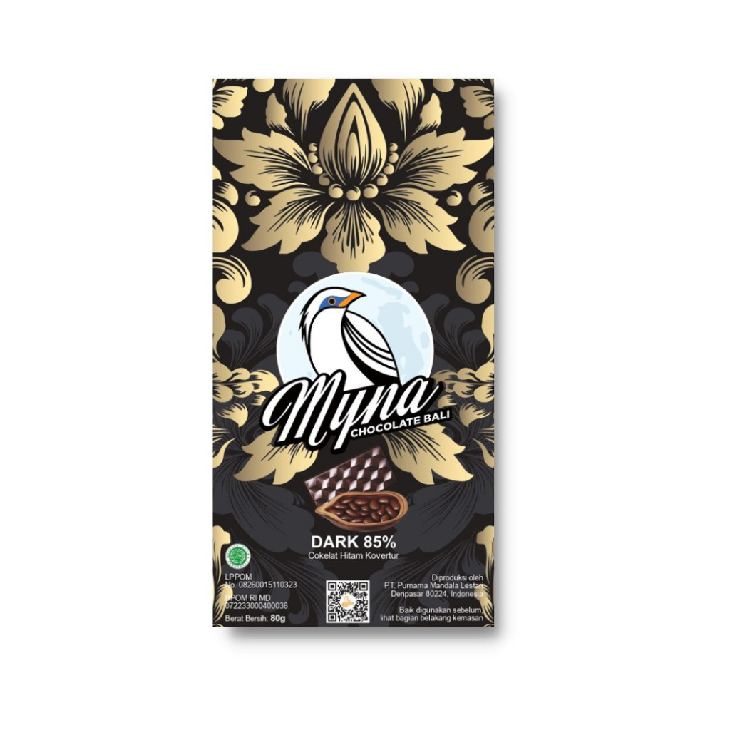 

Myna Chocolate - DARK CHOCOLATE - Dark 85%