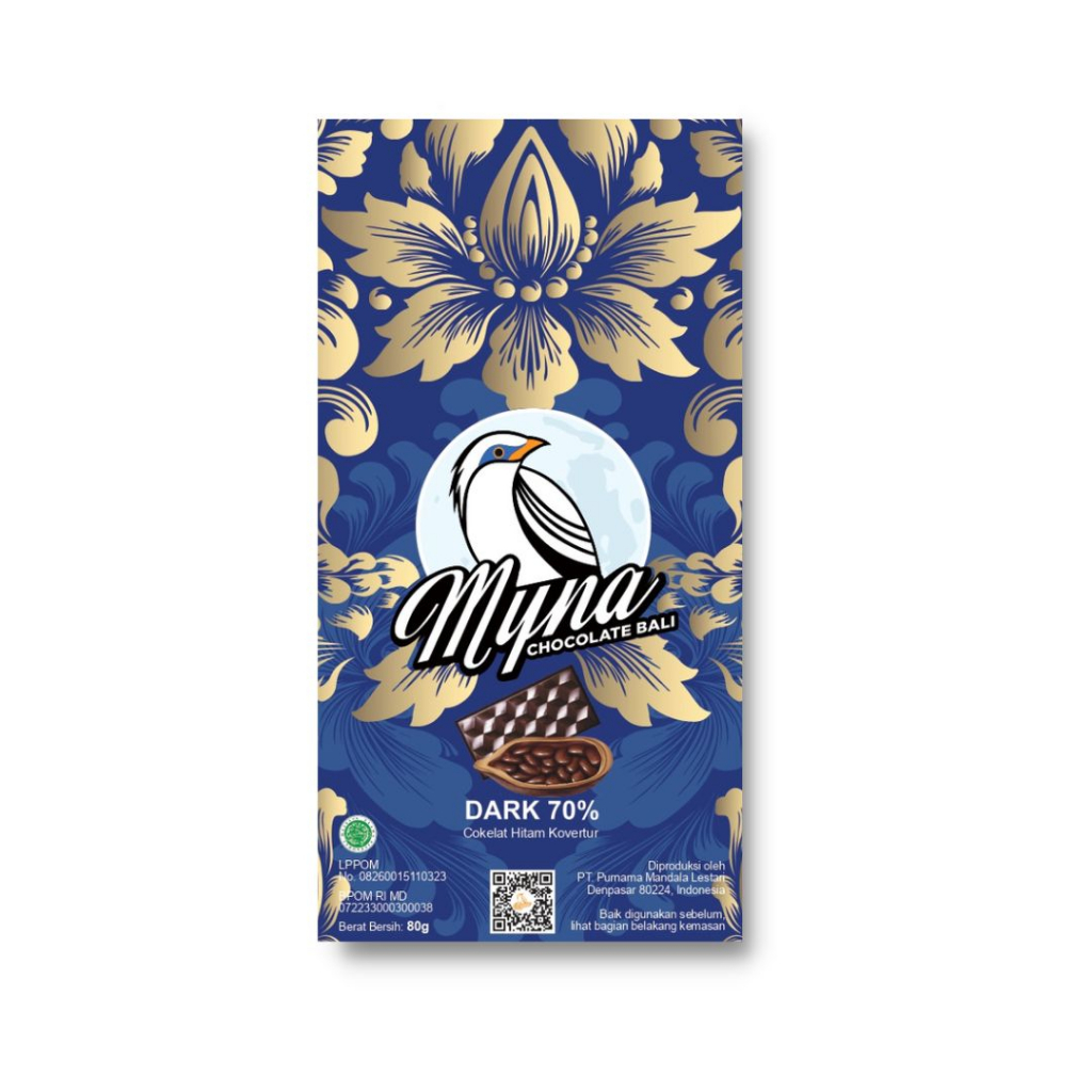 

Myna Chocolate - DARK CHOCOLATE - Dark 70%
