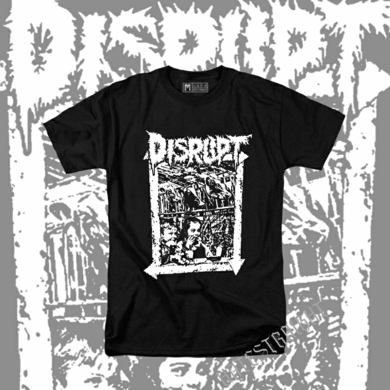 KAOS BAJU BAND DISRUPT
