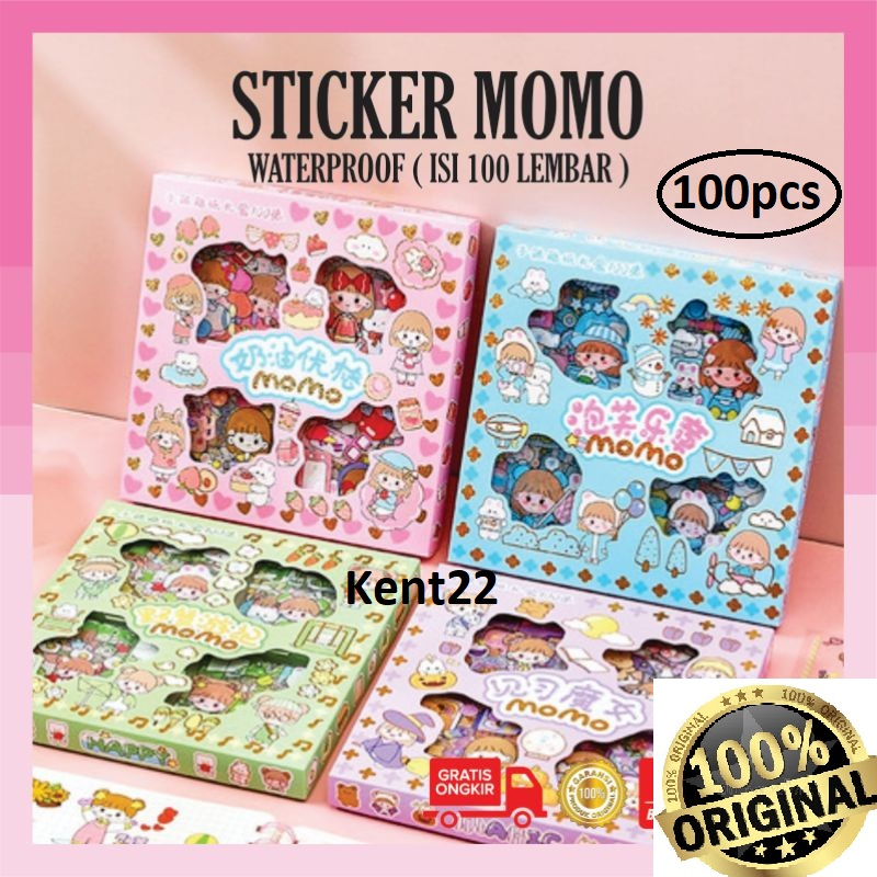 

Stiker Viral Momo/Sticker Momo 100pcs Box