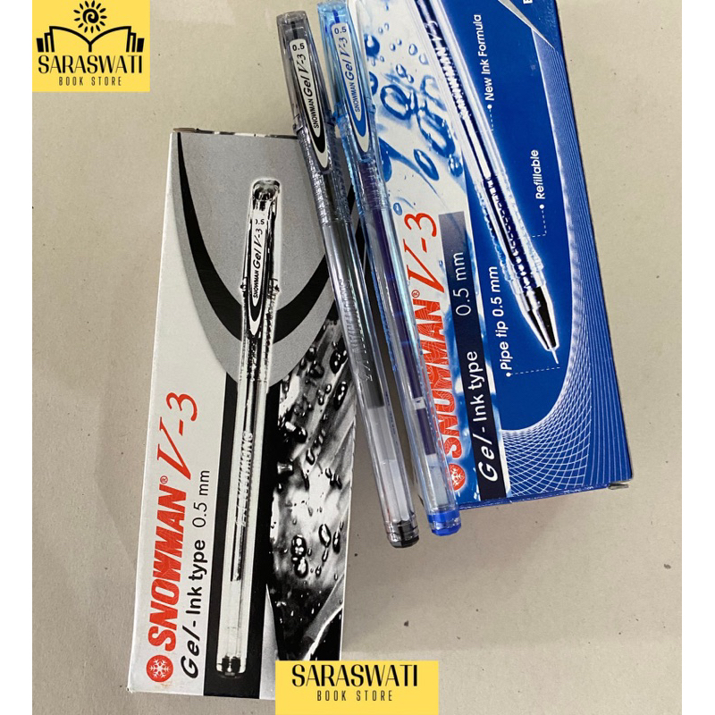 

Pulpen SNOWMAN V3 Hitam Biru (Harga Satuan)