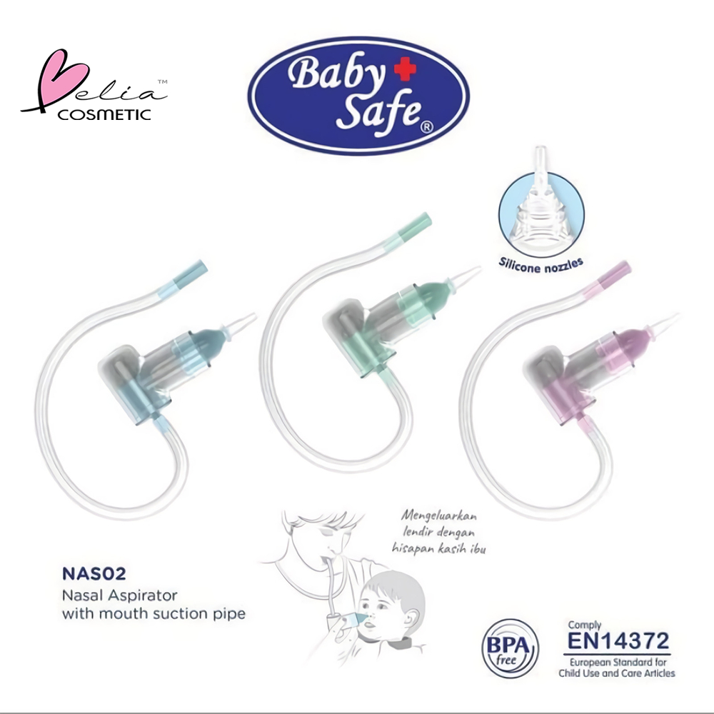 ❤ BELIA ❤ Baby Safe NAS03 Baby Nose &amp; Ear Picker | Membersihkan Kotoran Hidung &amp; Telinga Bayi dengan proteksi | BPOM