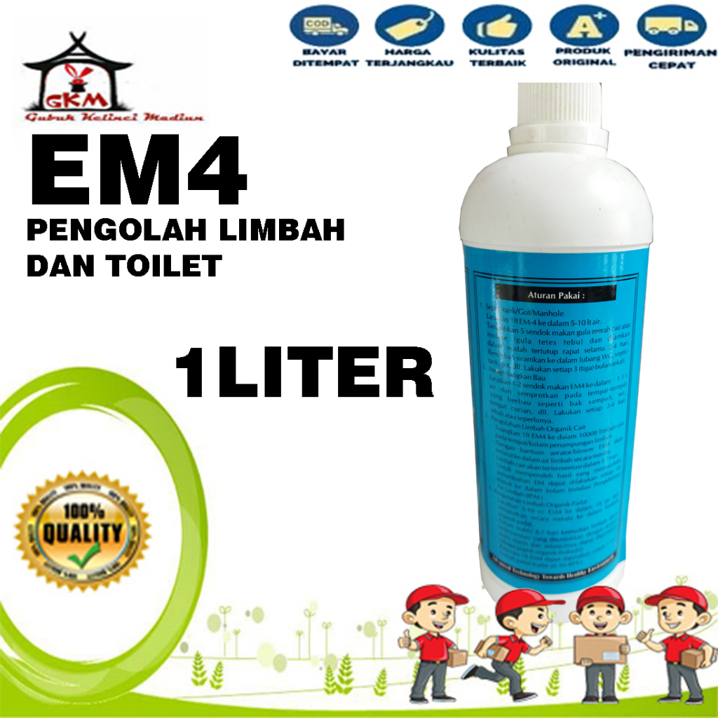 EM4 Pengolahan Limbah dan Toilet 1 Liter