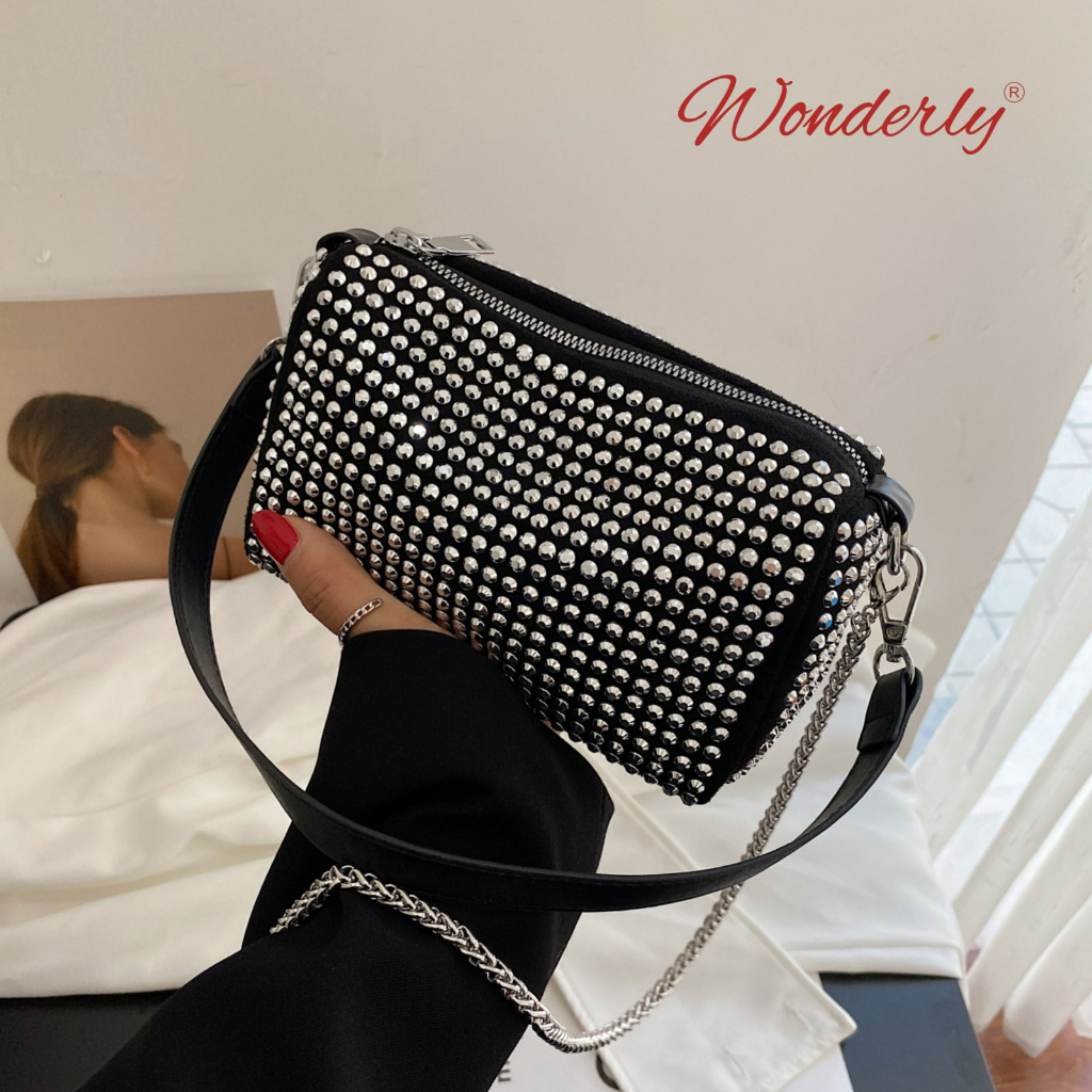 Tas Mini Selempang Wanita Stud WONDERLY TC07