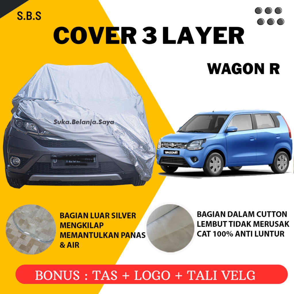 Body Cover Mobil wagon Sarung Mobil wagon r karimun wagon r karimun estilo avanza xenia calya sigra brio agya ayla