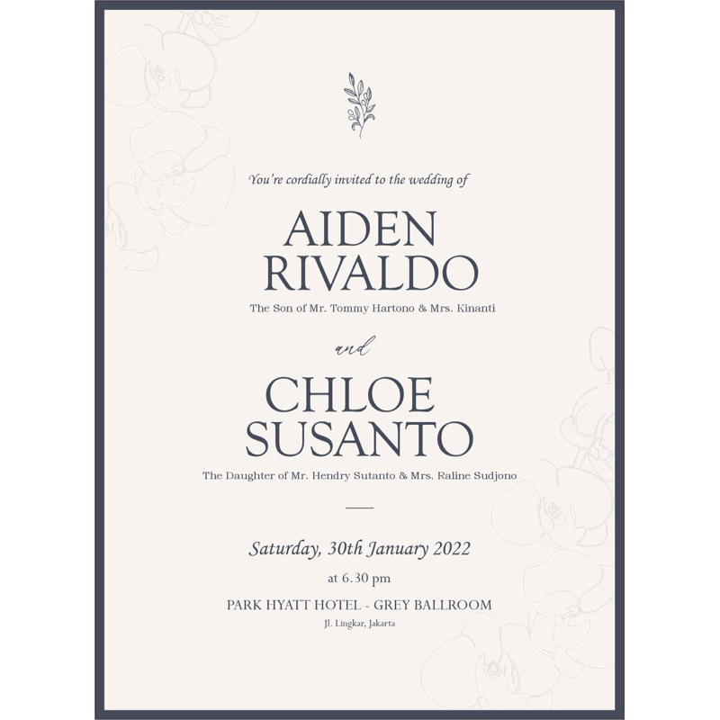 Jasa design Wedding Invitation - Undangan Pernikahan