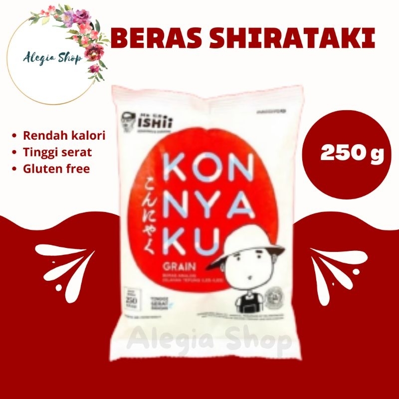 Beras Shirataki Dry rice shirataki Beras Kering Shirataki 250 gram Diet Keto DEBM TerMurah