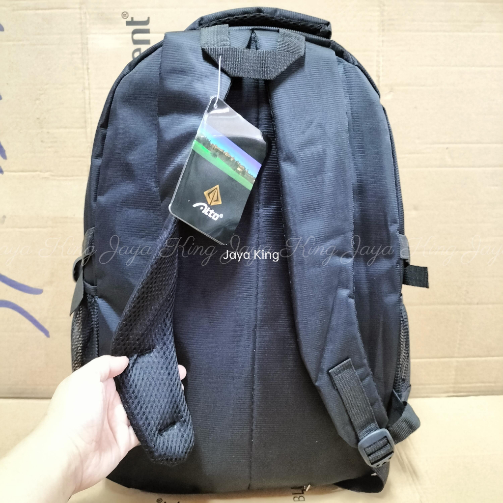 Ransel Alto Tas Sekolah Besar 18 Inch Anak Laki Perempuan Warna Gelap