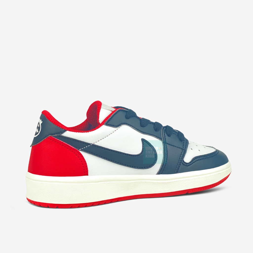 SEPATU SNEAKERS ANAK RED WHITE USIA 3-10 TAHUN UNISEX - URBAN SNEAKER KIDS