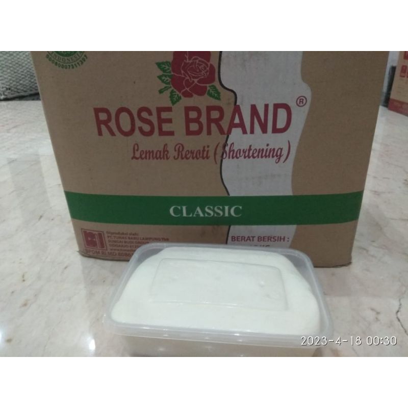 

Rose Brand Mentega Putih Shortening Kemasan Repack 500 Gram
