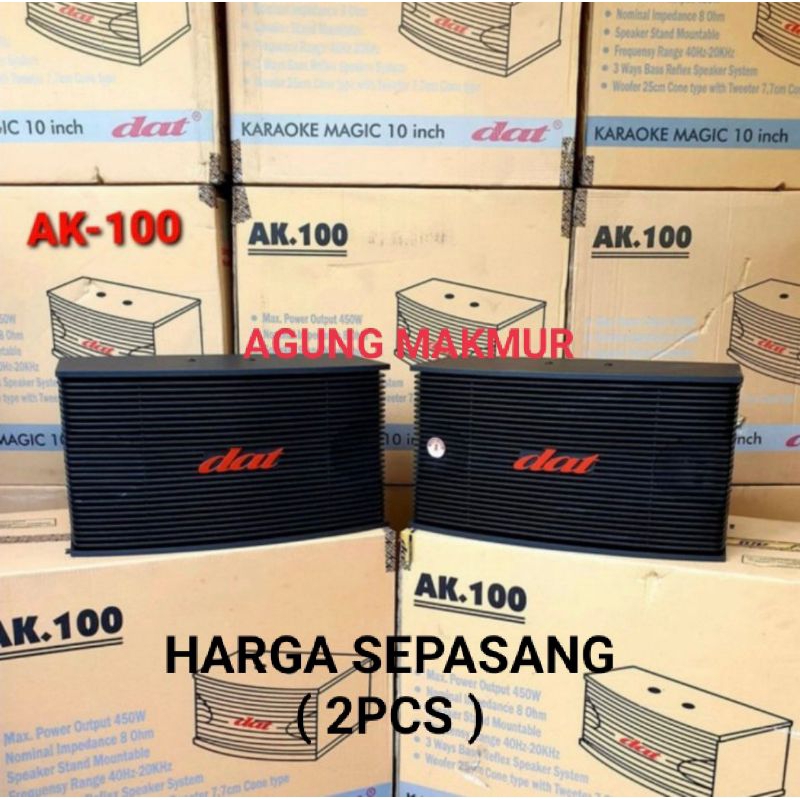 Speaker Karaoke Pasif DAT AK100 original DAT AK 100