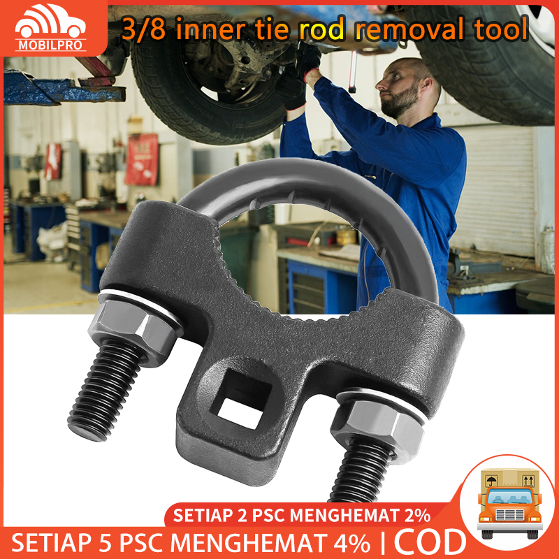 3/8Inci Inner Tie Rod Tool Auto Chassis Rocker Install and Disassembly Car Accessories Alat Instalasi Penghapusan Tongkat Ikat Dalam, Universal Otomatis 3/8 Inci.