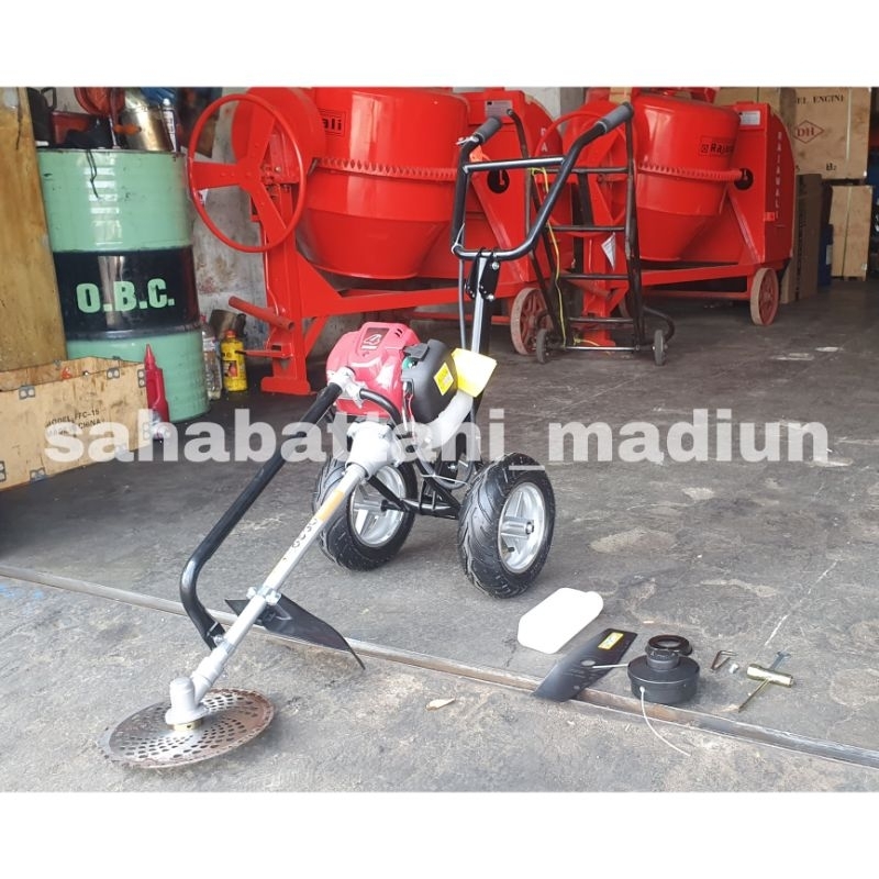 MATRIX ST435 Mesin Potong Rumput Dorong Sepeda 4 Tak Lawn Mower 35cc