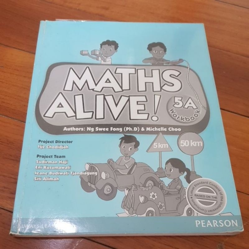 Original Bekas Math Alive 5A Workbook