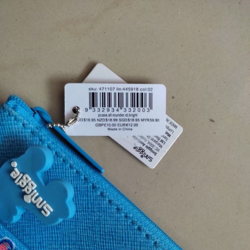 Tempat Pensil Smiggle All Rounder Blue