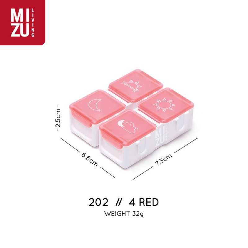 Preloved JIGSAW MIX&MATCH PILLBOX Medicine Travel Box Kotak Obat Travel Small Container BPA-Free