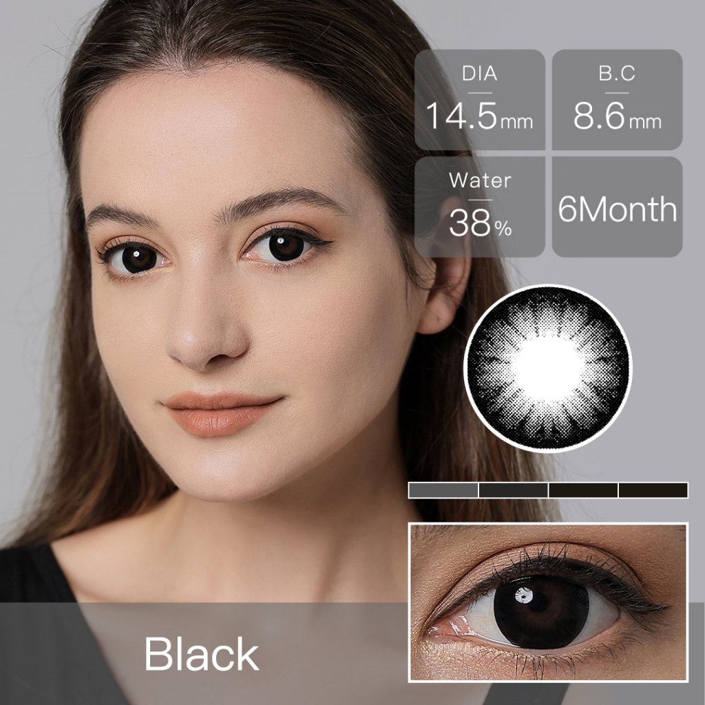 (COD)Softlens Mata Normal,soflens gray softlens brown soflens murah softlens 14.5 mm Lensa Warna, soflen mate