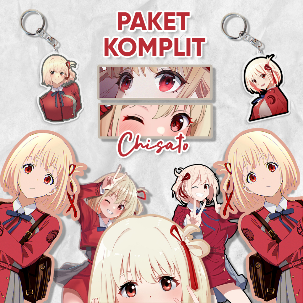 

Paket Komplit Chisato / Stiker waterproof