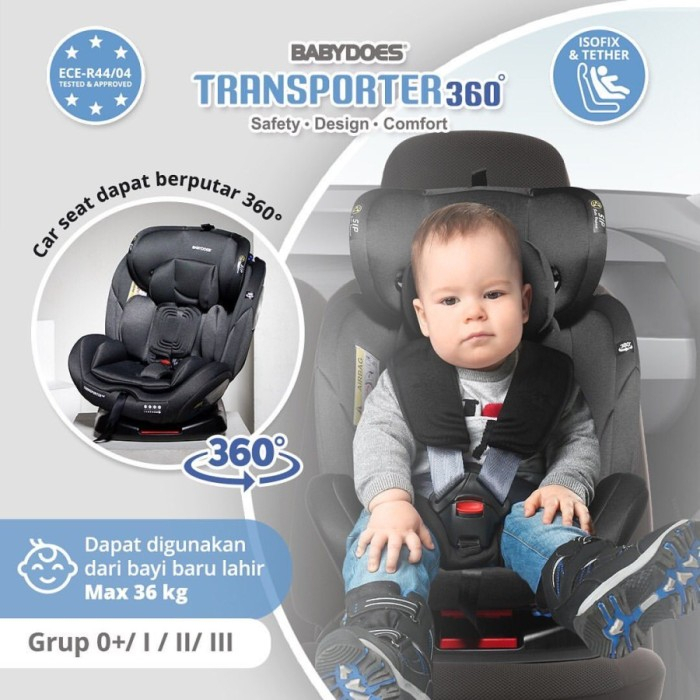 CAR SEAT BABYDOES 8738 `TRANSPORTER 360°