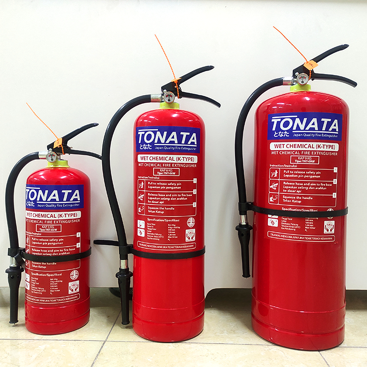 APAR 6 kg Tonata Wet Chemical K-Type / Set Komplit Tipe K